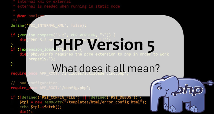 PHP Version 5 - FI